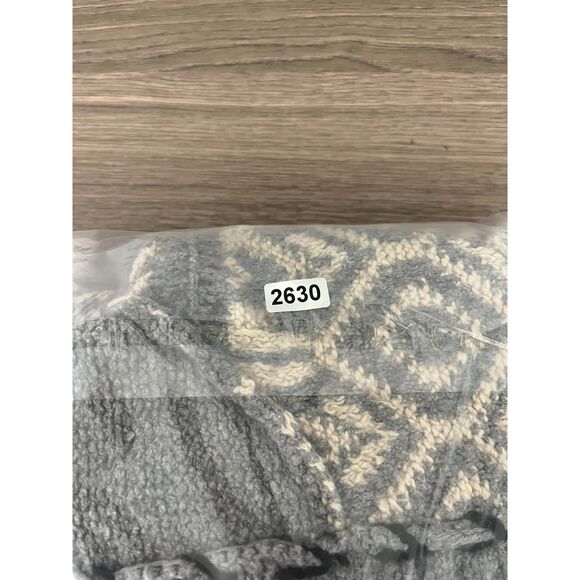 J. Jill Fair Isle Hooded Cardigan Sweater Hand Embroidered Nordic Women's L NWT - Picture 12 of 12